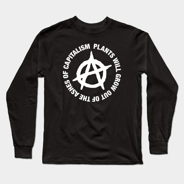 New Green World — Plant Anarchy Long Sleeve T-Shirt by Eugene and Jonnie Tee's